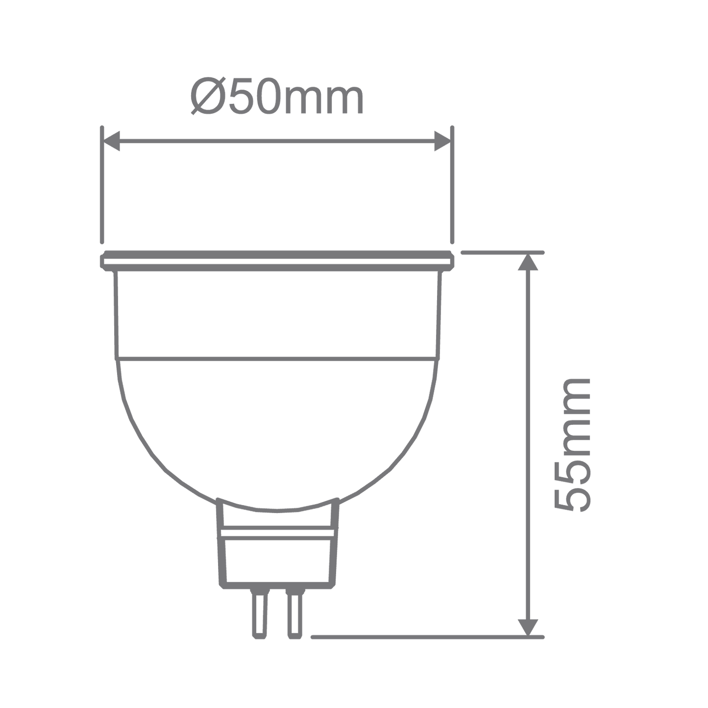 Domus MR16 LED Tri-Colour Globe