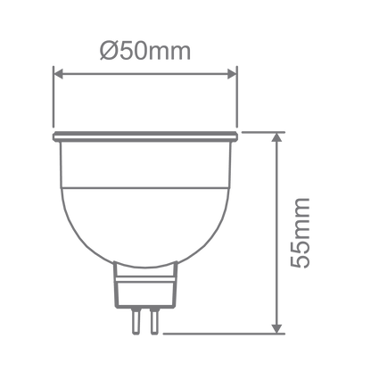 Domus MR16 LED Tri-Colour Globe