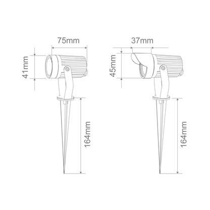Zoom Pro 5 - 5w LED Garden Spike